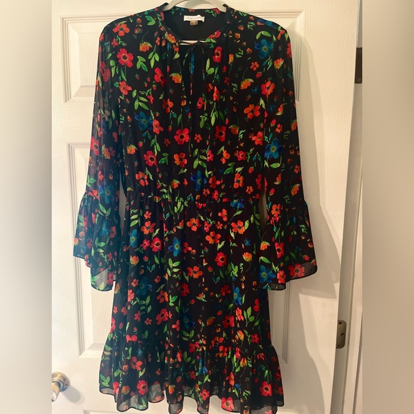 Calvin Klein Flutter Slv Dress - Picture 3 of 3